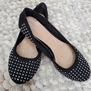 MARBELLA Black Flats sz 7.5